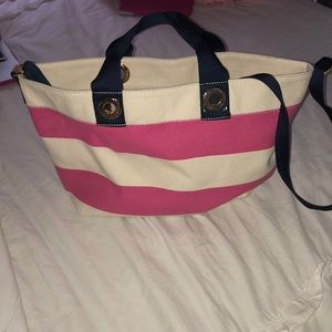 Tommy Hilfiger Rugby Woven Canvas Tote Bag